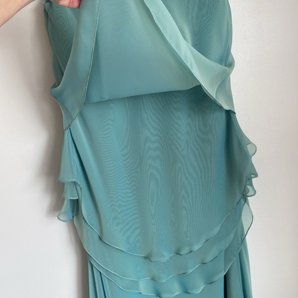 👗Alyce 2 piece pastel green mother of bride or groom or bridesmaid gown size 12 - Picture 9 of 16